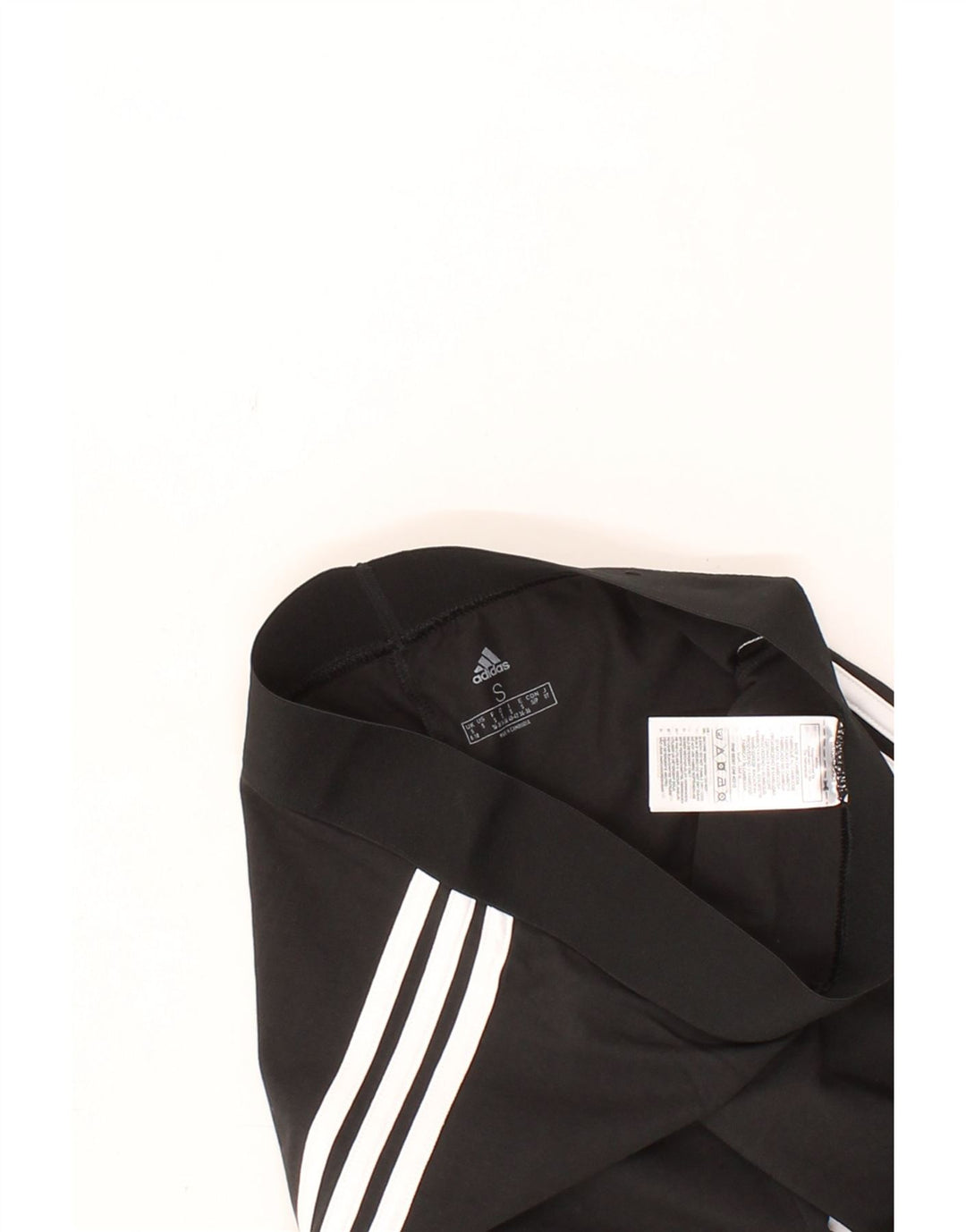 ADIDAS Womens Leggings UK 8/10 Small  Black Cotton Vintage Adidas and Second-Hand Adidas from Messina Hembry 