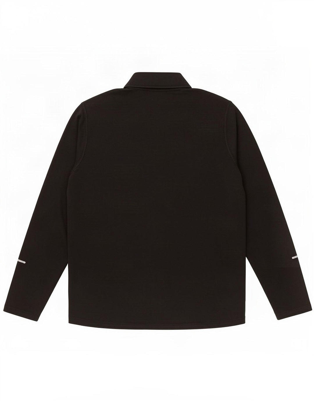 Nike Herre Dri Fit Zip Neck Top Langærmet Stor Sort Polyester