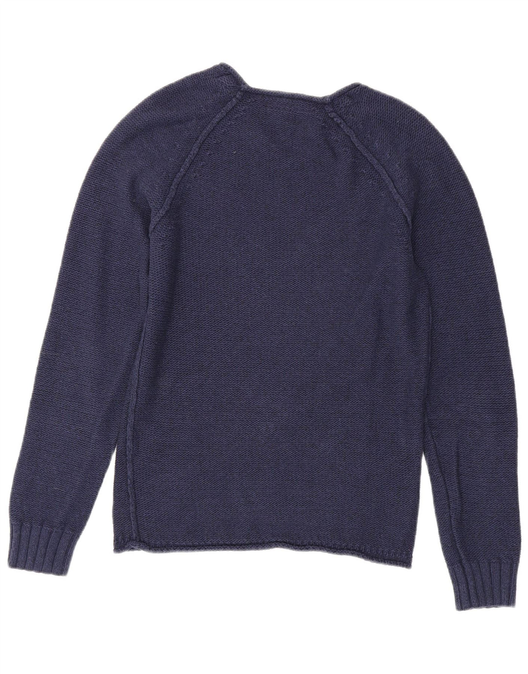 HUGO BOSS Dame V-hals sweater UK 10 Small Navy Blue