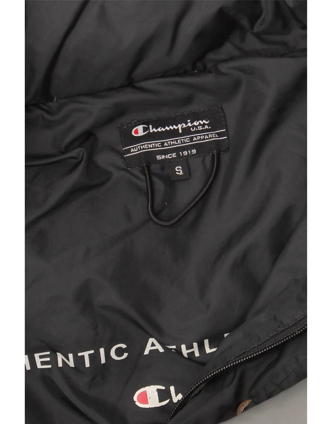 CHAMPION Herre Loose Fit polstret jakke UK 36 Small Grey Colourblock