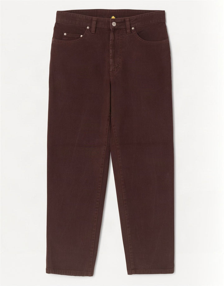 Camel Active Herre tilspidsede jeans W31 L31 Brun bomuld