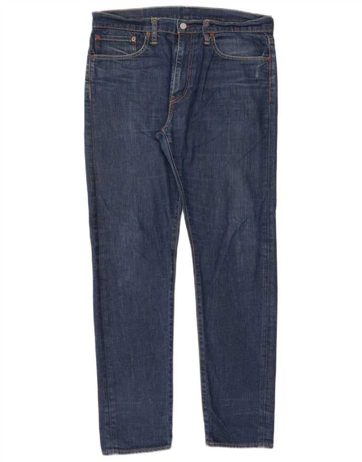 Levi's Herre 508 almindelige tilspidsede jeans W34 L32 blå bomuld