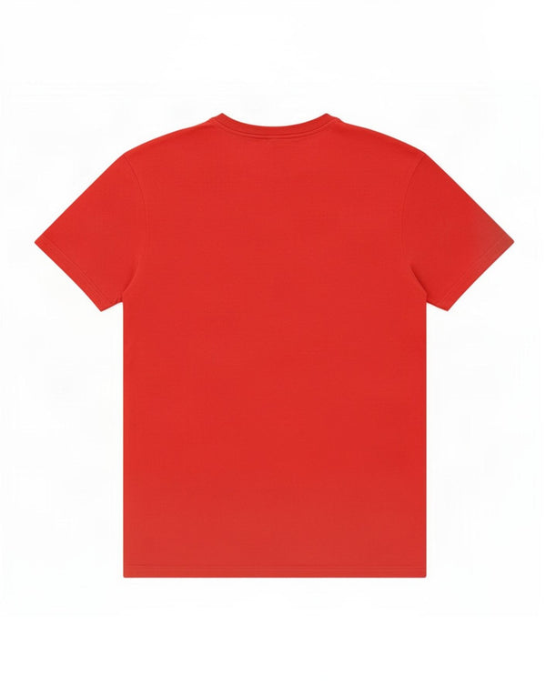 Champion Herre Grafisk T-Shirt Top 2XL Rød Bomuld