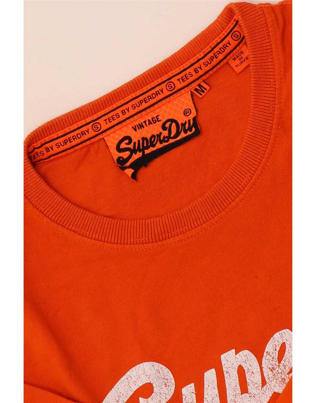 Superdry Grafisk T-shirt til mænd, medium orange