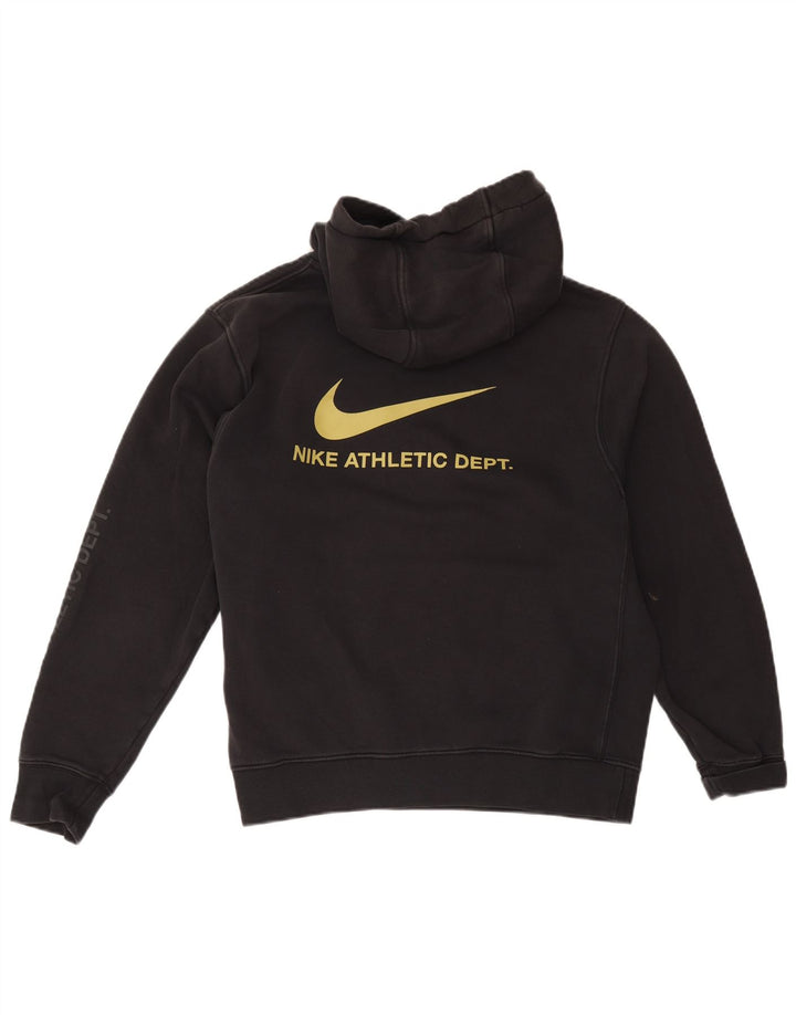 NIKE Grafisk hættetrøje til mænd mellem sort bomuld