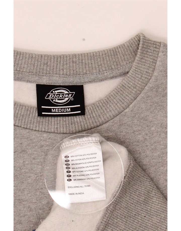 Dickies Herre grafisk sweatshirt Jumper Medium Grey Flecked Bomuld