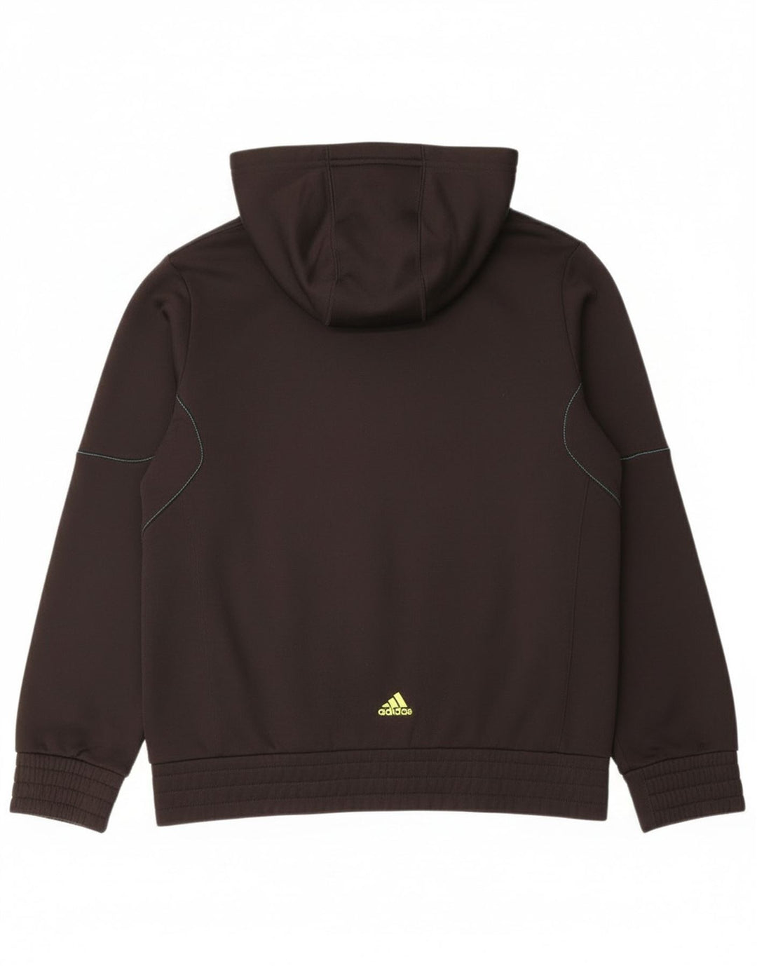 Adidas drenge Predator grafisk hættetrøje med lynlås 13-14 år sort polyester