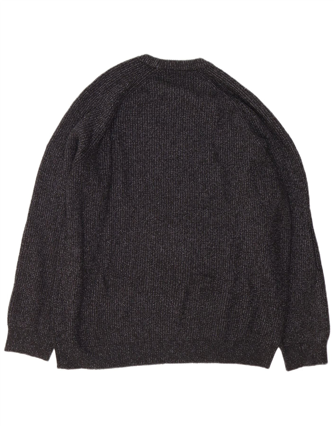 Marks & Spencer Herre sweater med rund hals 2XL sort Flecked Polyamid