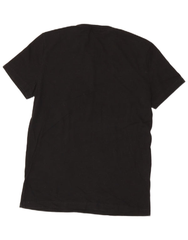 Lacoste Herre Regular Fit T-Shirt Top Størrelse 4 Medium Sort Bomuld