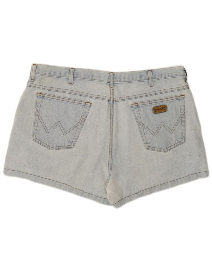 WRANGLER Dame Denim Shorts W40 2XL Blå Bomuld Western