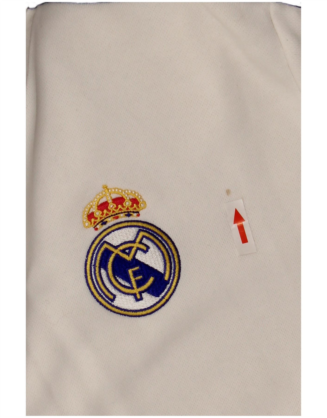 Adidas Herre Real Madrid Hættetrøje med lynlås Medium Hvid Bomuld