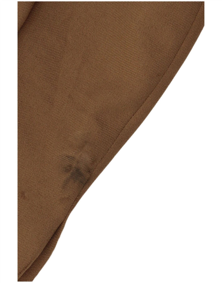 VINTAGE Dame Blazer Jacket IT 48 XL Brun Polyester