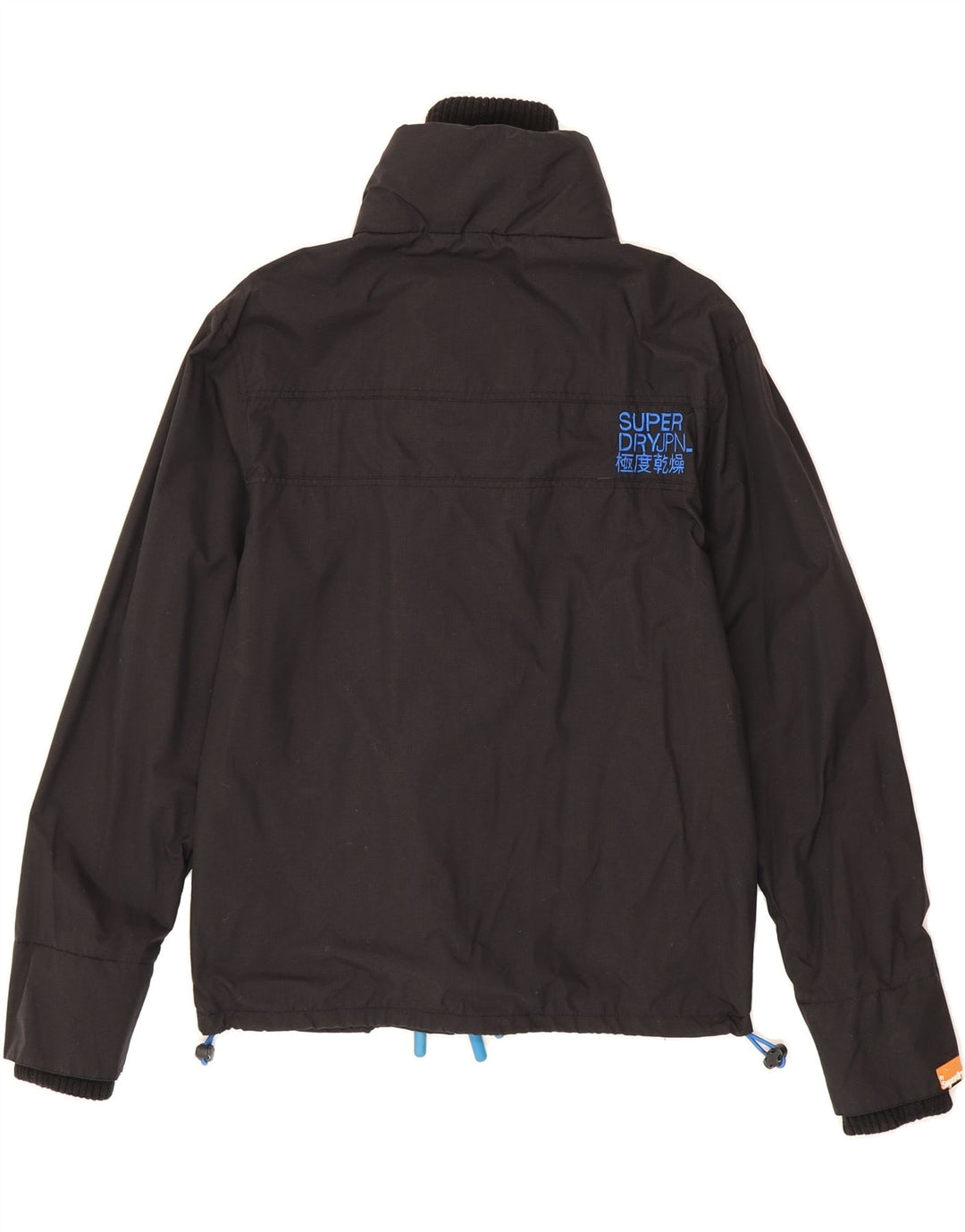 SUPERDRY Mens The Windcheater Windbreaker Jacket UK 36 Small Navy Blue Vintage Superdry and Second-Hand Superdry from Messina Hembry 