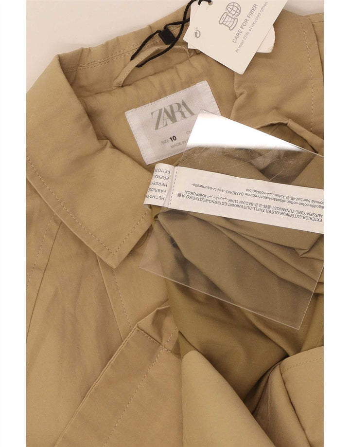 Zara Boys Trench Coat 9-10 år Beige Bomuld