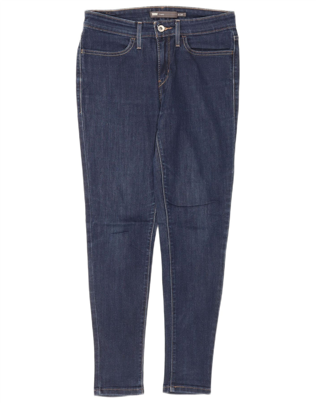 LEVI'S Dame Legging Skinny Jeans US 6 Medium W28 L27 Blå Bomuld