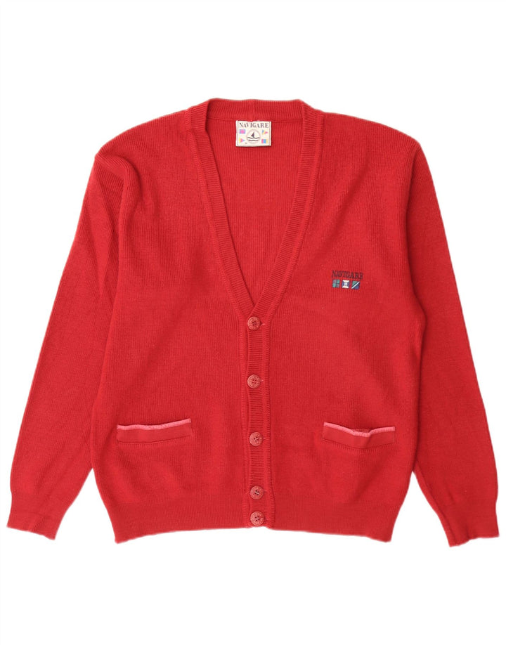 Navigare Herre cardigan sweater Medium Rød
