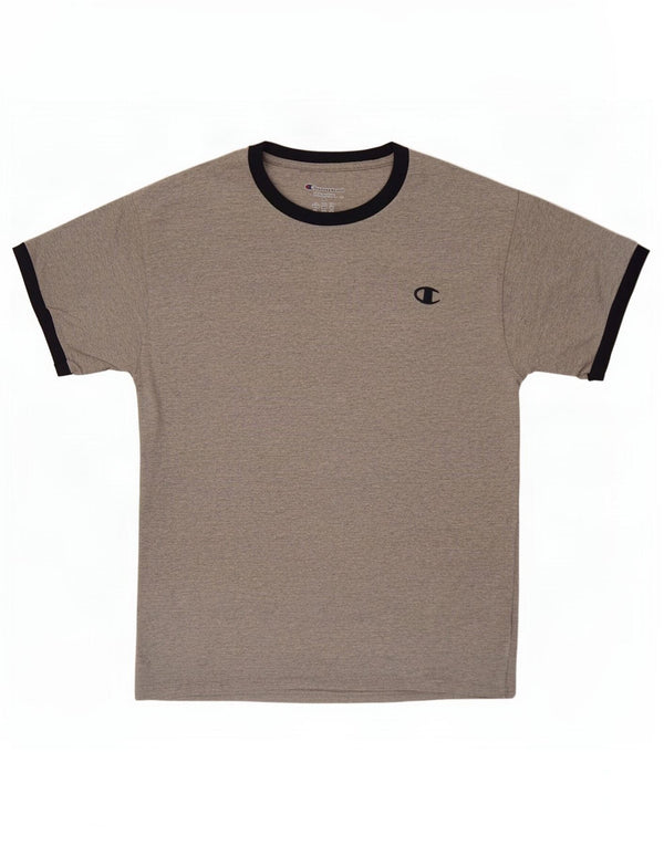 Champion Herre T-shirt Top Medium Grey Flecked Bomuld