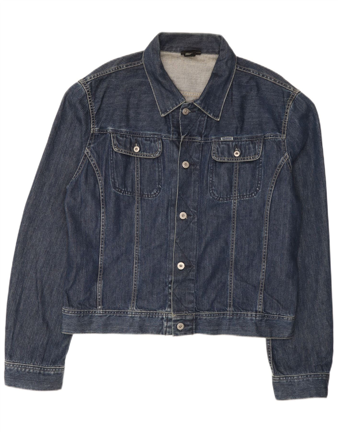 Diesel Herre denimjakke UK 44 2XL Navy Blue Cotton