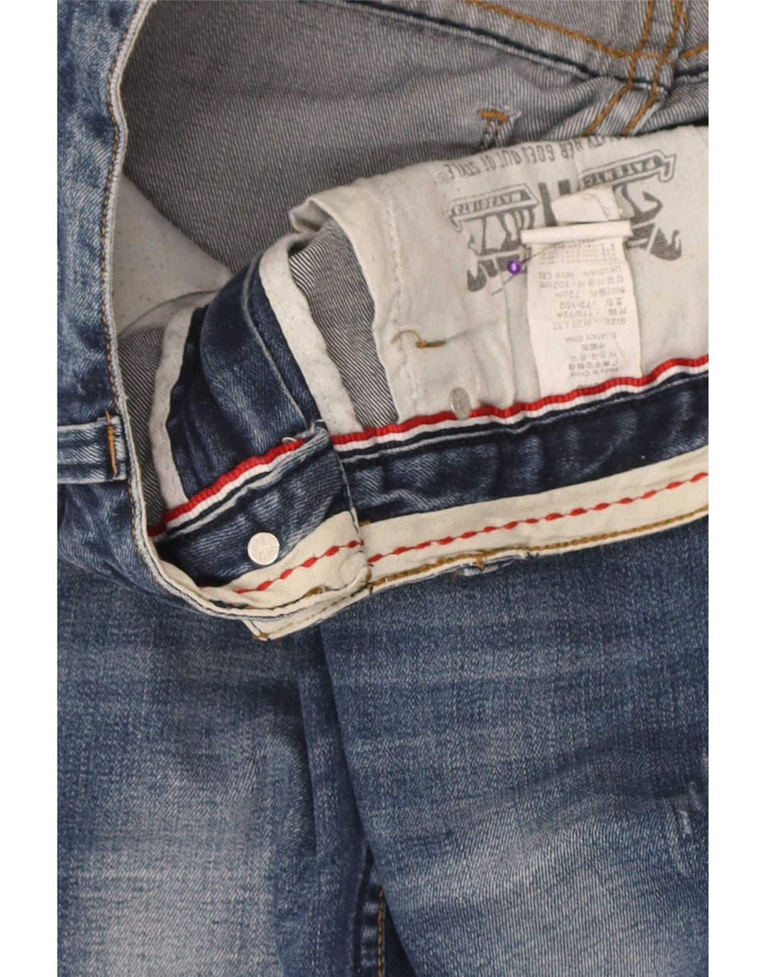 Levi's Slim Jeans til kvinder W29 L32 blå bomuld