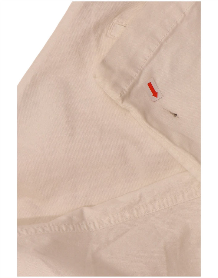 SUPERDRY Slim Chinobukser til kvinder Medium W30 L30 Hvid bomuld