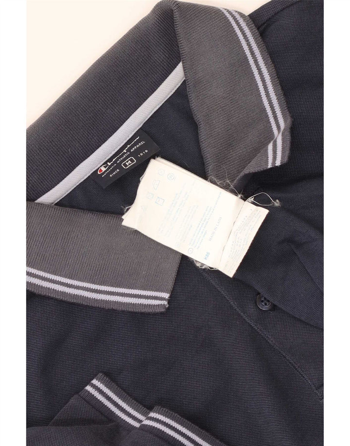 Champion herre poloshirt Medium marineblå bomuld