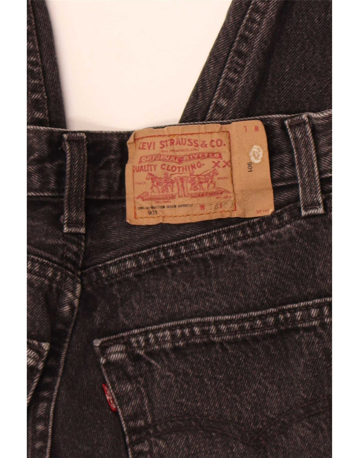 Levi's Dame 901 Distressed Straight Jeans W28 L27 Grå Bomuld