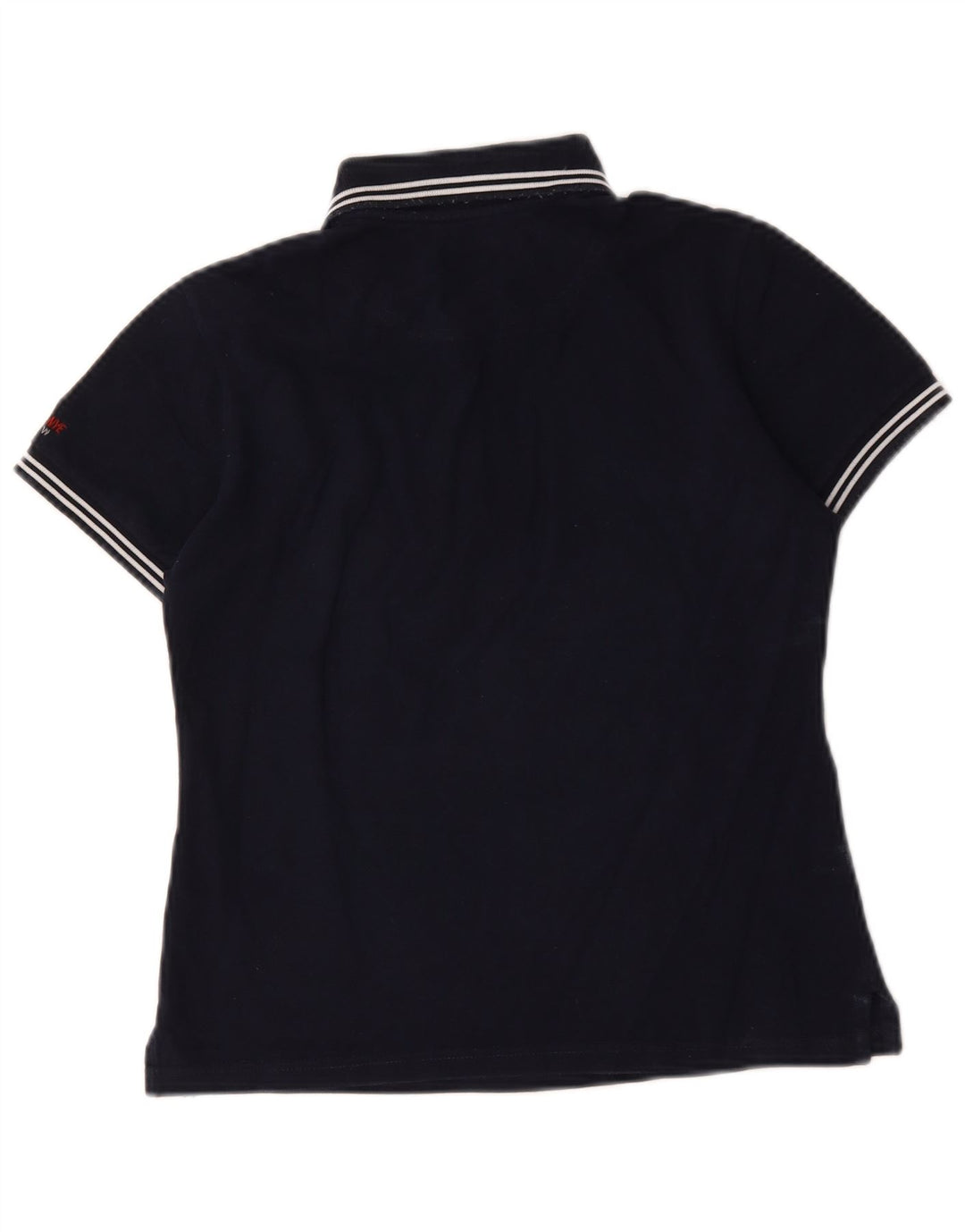 Murphy & Nye Dame Polo Shirt UK 10 Small Navy Blue Bomuld
