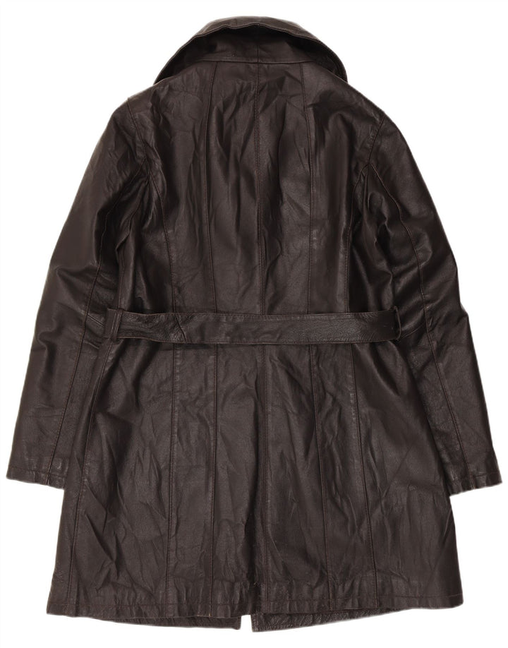 Conbipel Dame Læder Frakke IT 48 XL Sort Læder