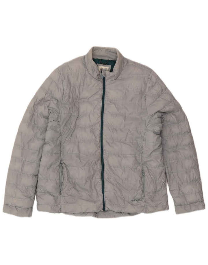 Weird Fish Dame Polstret Jakke UK 18 XL Blå Nylon