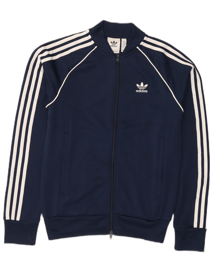 Adidas Træningsdragt topjakke til mænd XS Marineblå polyester