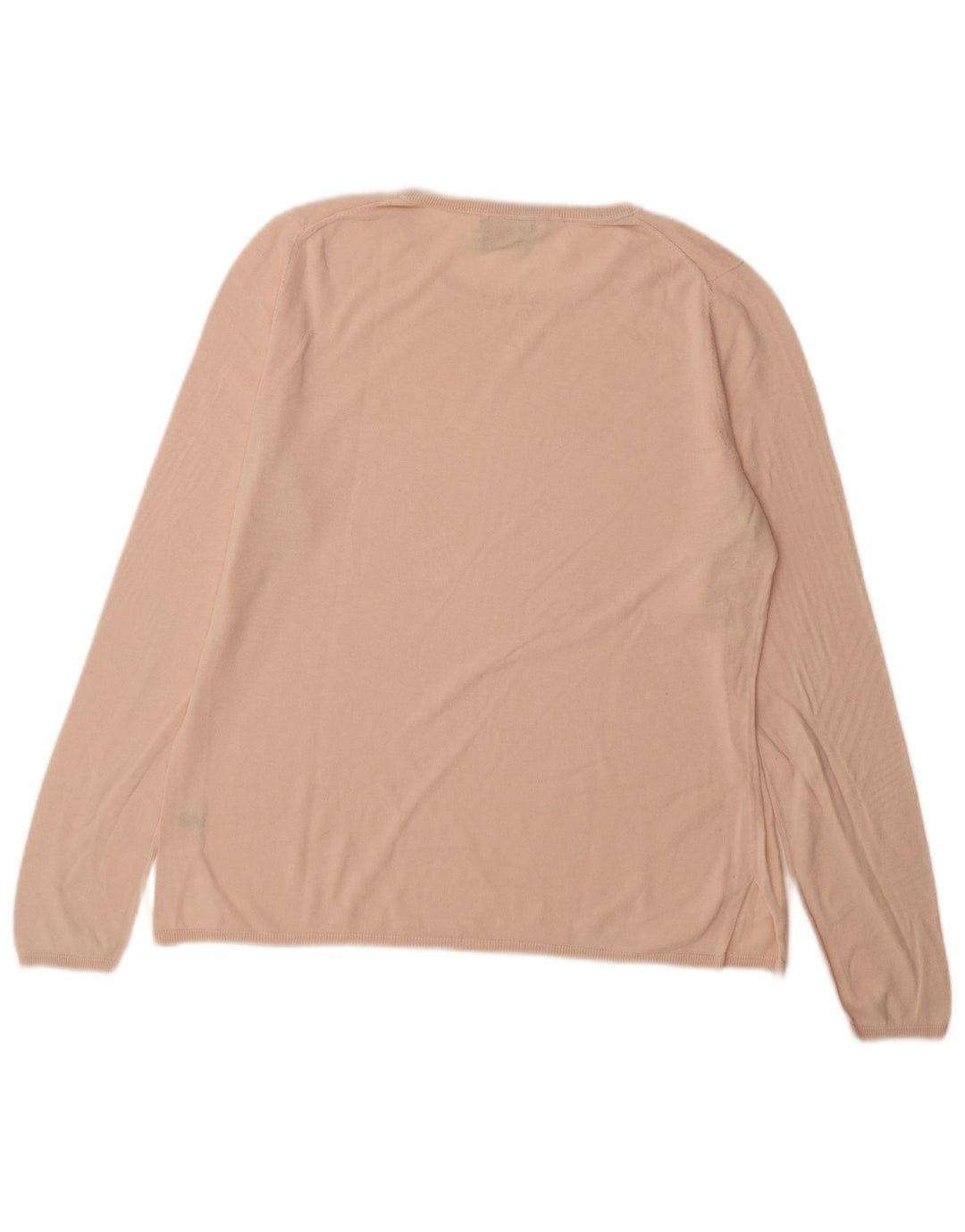 Massimo Dutti Dame Boat Neck Jumper Sweater UK 16 Large Pink