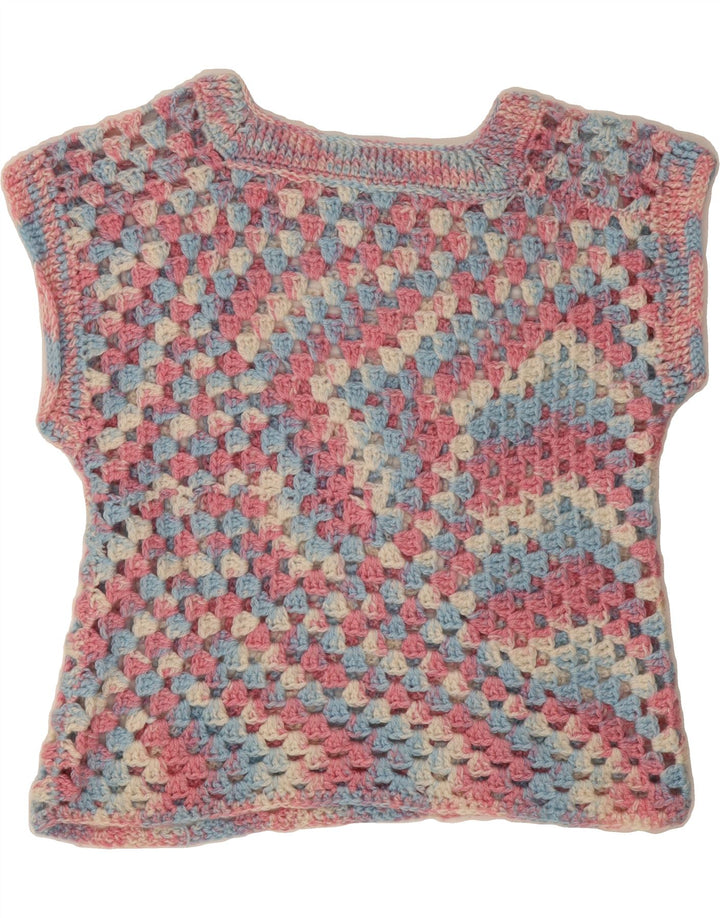 VINTAGE Womens Knit Bolero Top UK 16 Large Multicoloured Vintage Vintage and Second-Hand Vintage from Messina Hembry 