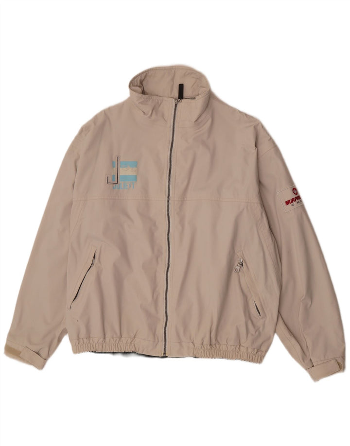 Murphy & Nye Bomberjakke til mænd UK 42 XL Beige Polyamid