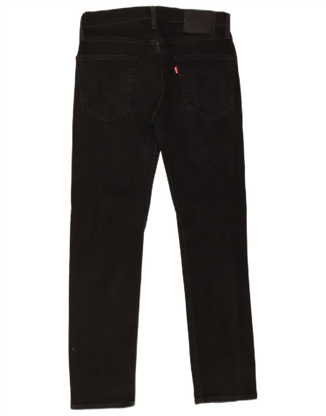 Levi's Herre 502 tilspidsede jeans W30 L32 sort bomuld
