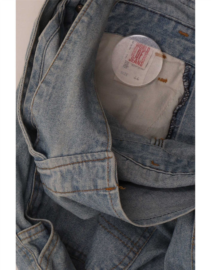 Casucci Dame Carpenter Dungarees Jeans IT 44 Medium W32 L27 Blå Bomuld
