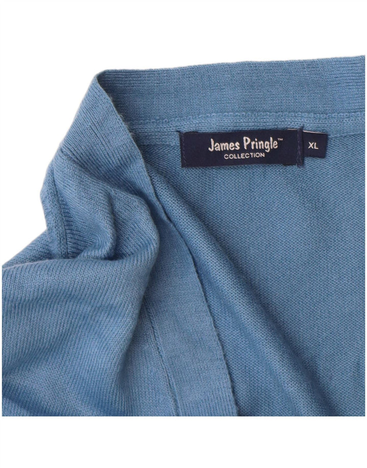James Pringle Herre Cardigan Sweater XL Blå