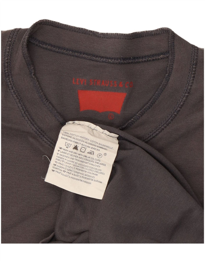 Levi's Herre T-Shirt Top Stor Grå Bomuld