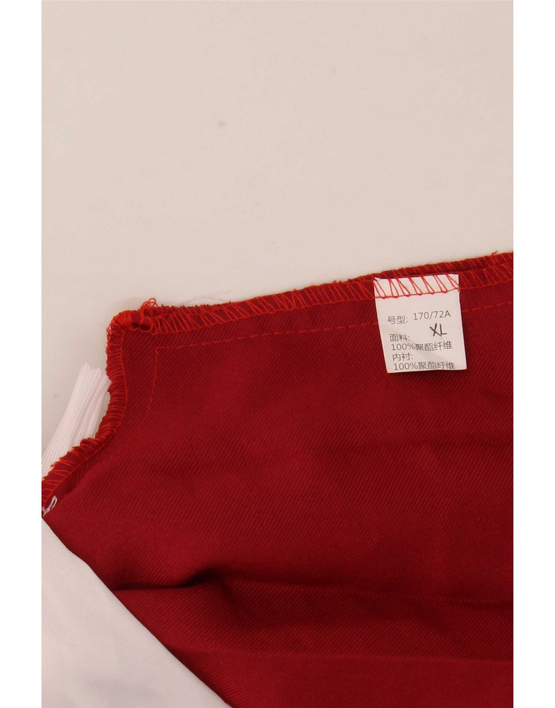 Vintage Pige Skort 13-14 År XL Rød