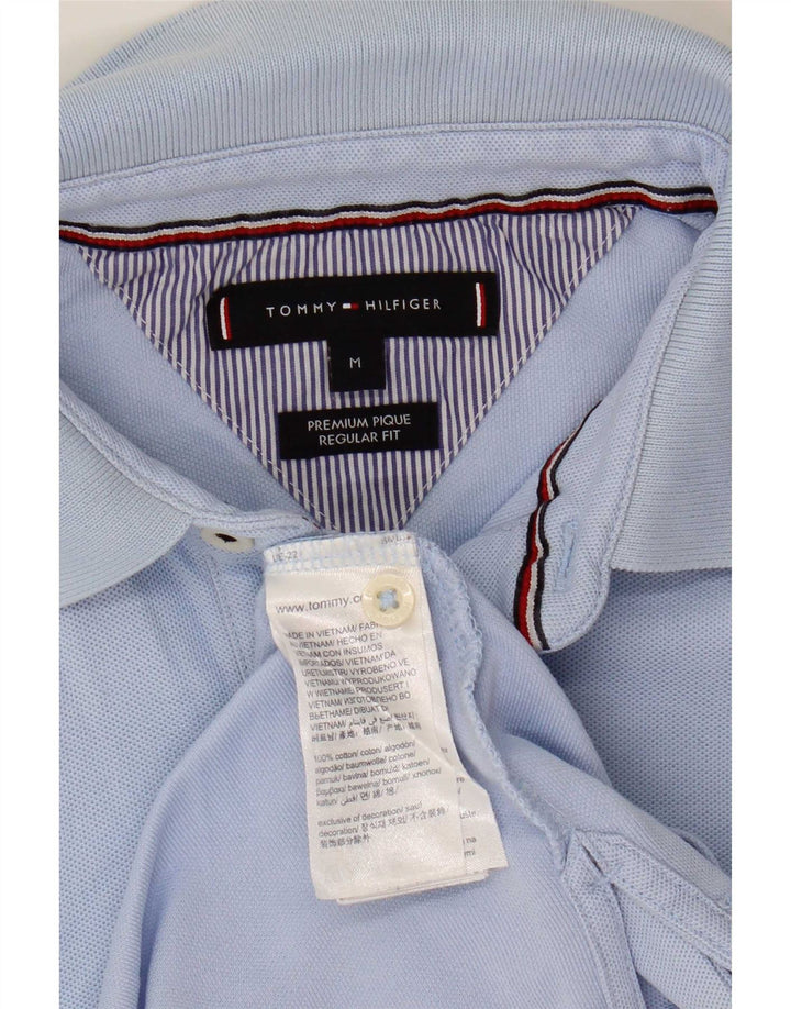 Tommy Hilfiger Herre Regular Fit Polo Shirt Medium Blue Bomuld
