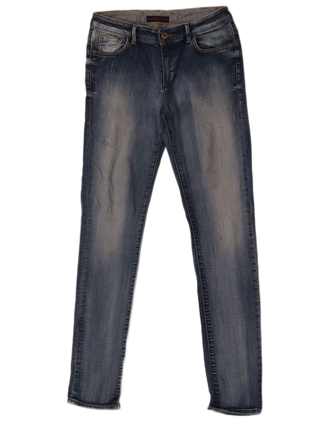 Trussardi Dame Distressed Skinny Jeans W29 L32 Blå