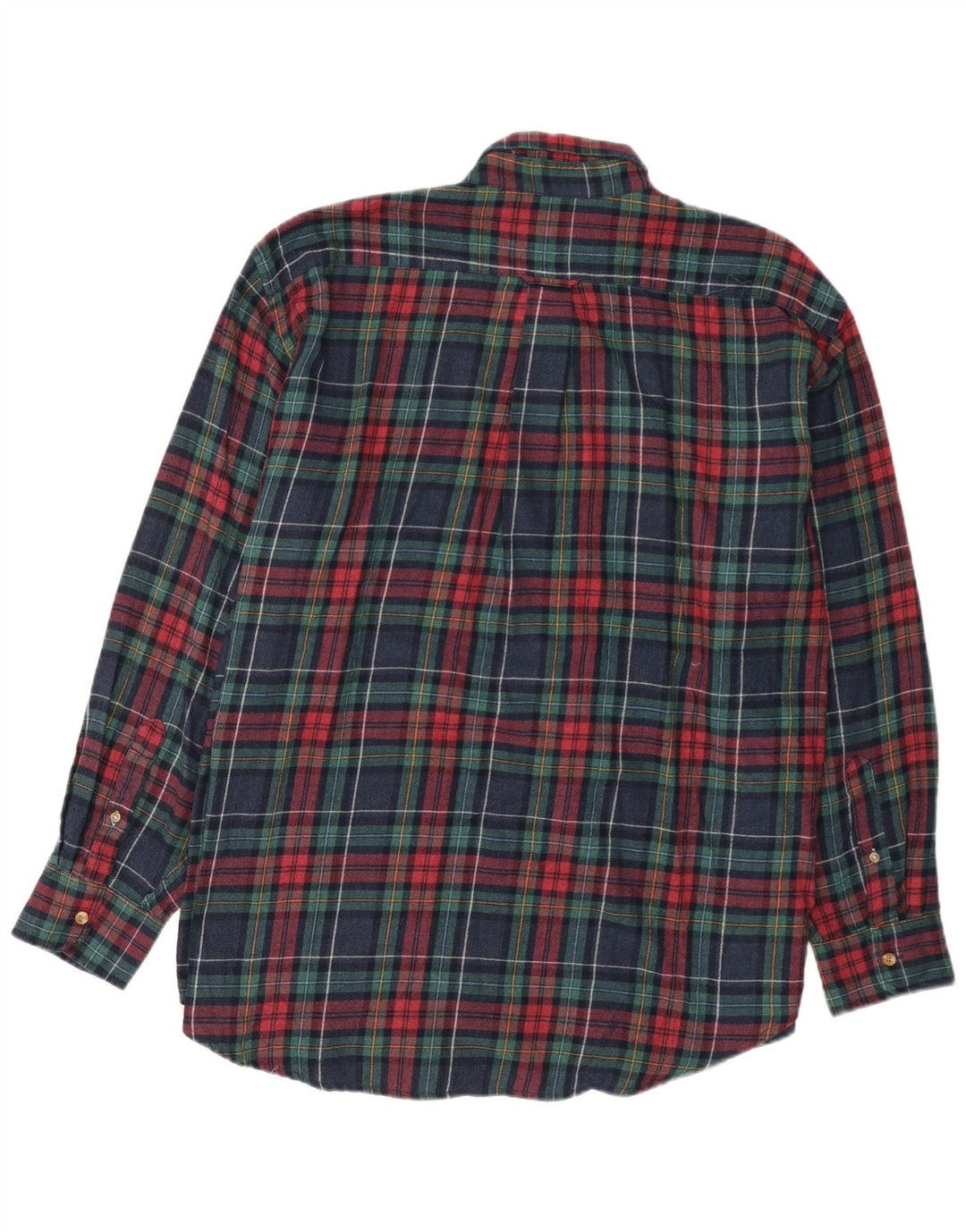 IZOD Flanelskjorte til mænd 2XL marineblå ternet bomuld