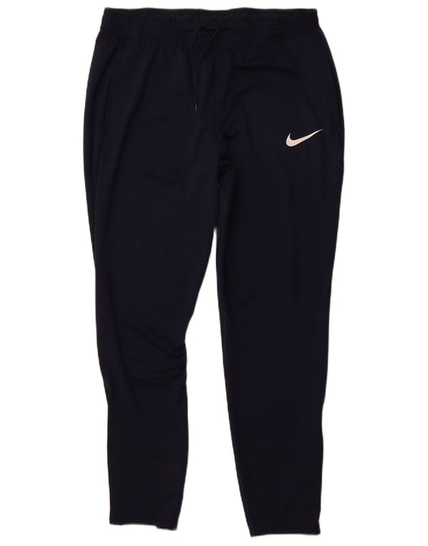 NIKE Herre Dri Fit Slim Fit træningsdragt Bukser Stor marineblå polyester