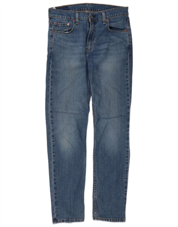 Levi's Herre 502 tilspidsede jeans W30 L32 blå bomuld