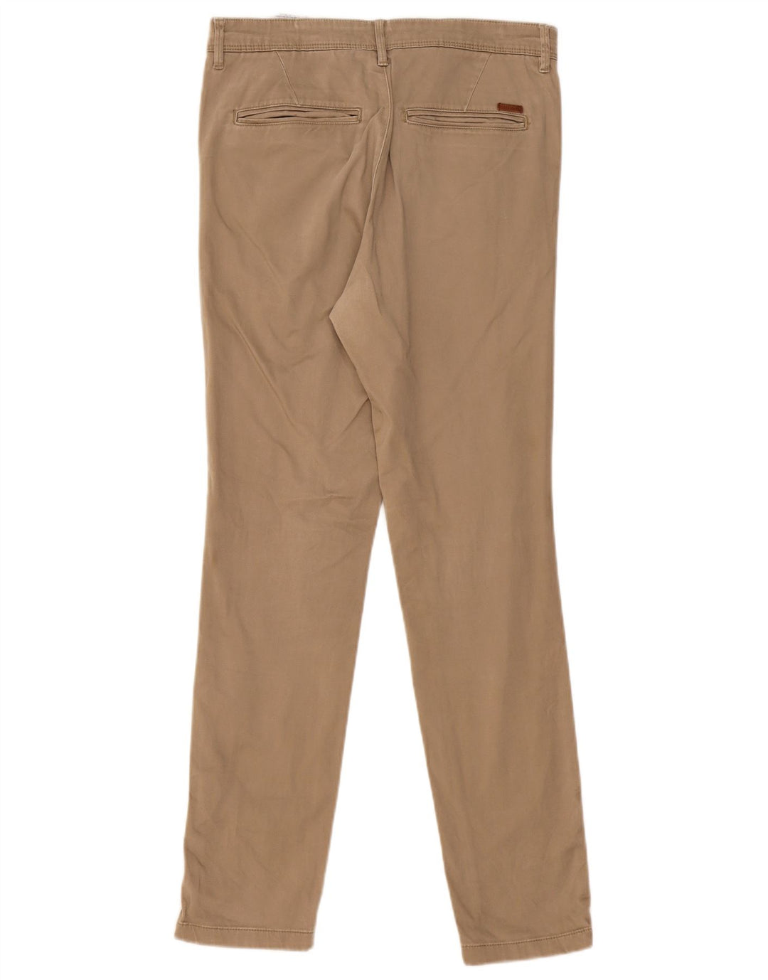 JACK & JONES Straight Chino Bukser til mænd W30 L32 Beige Bomuld