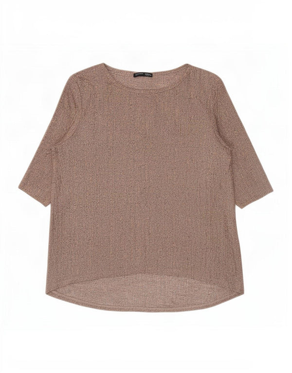 Zara Dame Top 3/4 ærme UK 10 Small Pink