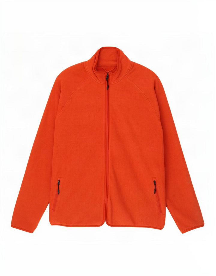 Marks & Spencer Fleecejakke til mænd UK 44 2XL Orange Polyester