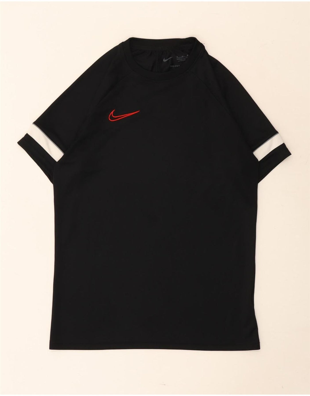 Nike Herre Dri Fit T-shirt Top Medium Sort Colourblock