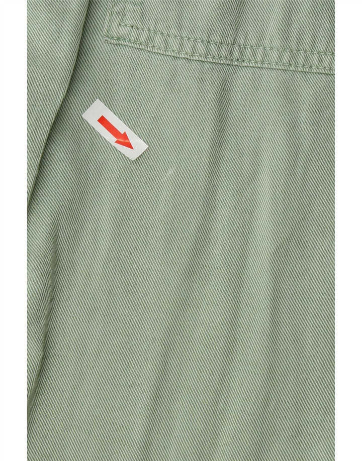 Zara Dame joggerbukser Medium W28 L27 Grøn Lyocell