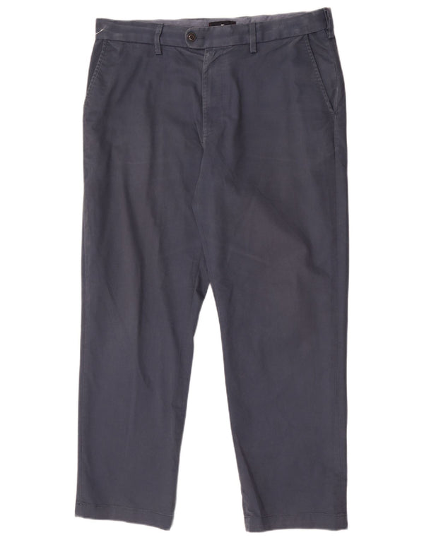 Marks & Spencer Herre Blue Harbor Straight Suit Bukser W36 L29 Navy