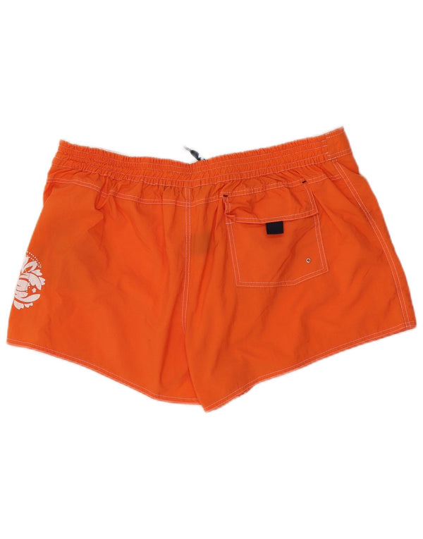 Fila Herre grafiske badeshorts XL Orange blomstret polyester